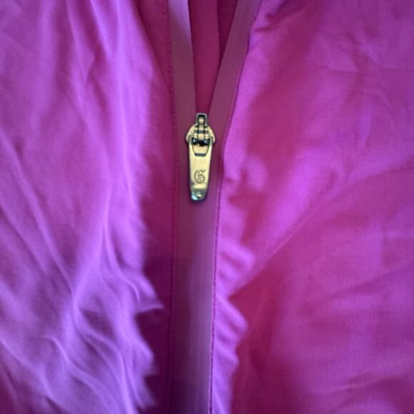 Greyson Women’s Halley Melange Long Sleeve Quarter-Zip Jacket Shirt Medium Pink - Picture 3 of 9